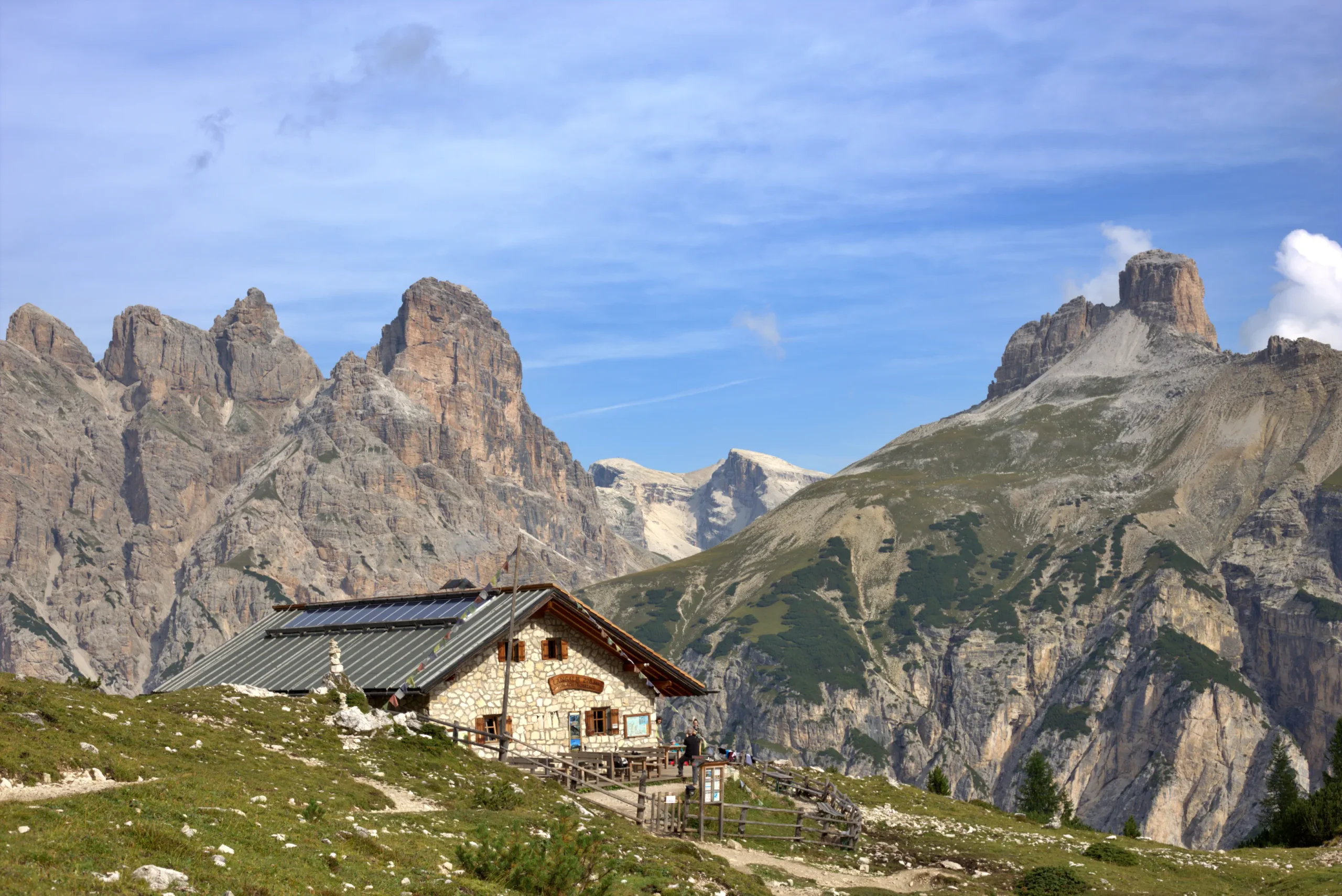Horská chata v Dolomitech - Tre Cime di Lavaredo