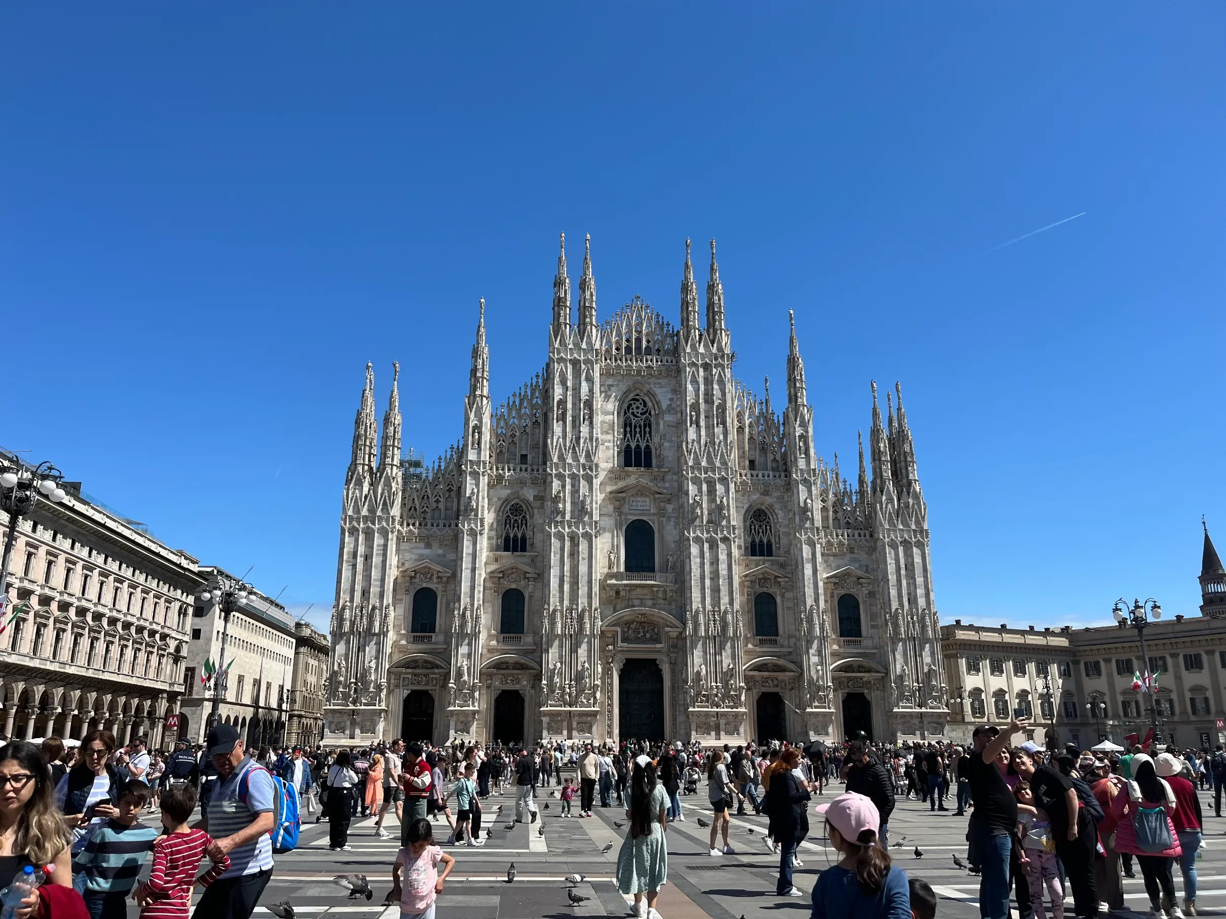 Mediolan - Duomo, Galleria Vittorio Emanuele II i gdzie zjeść