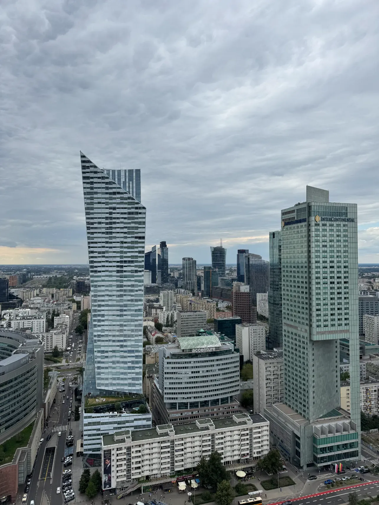 Warsaw city view