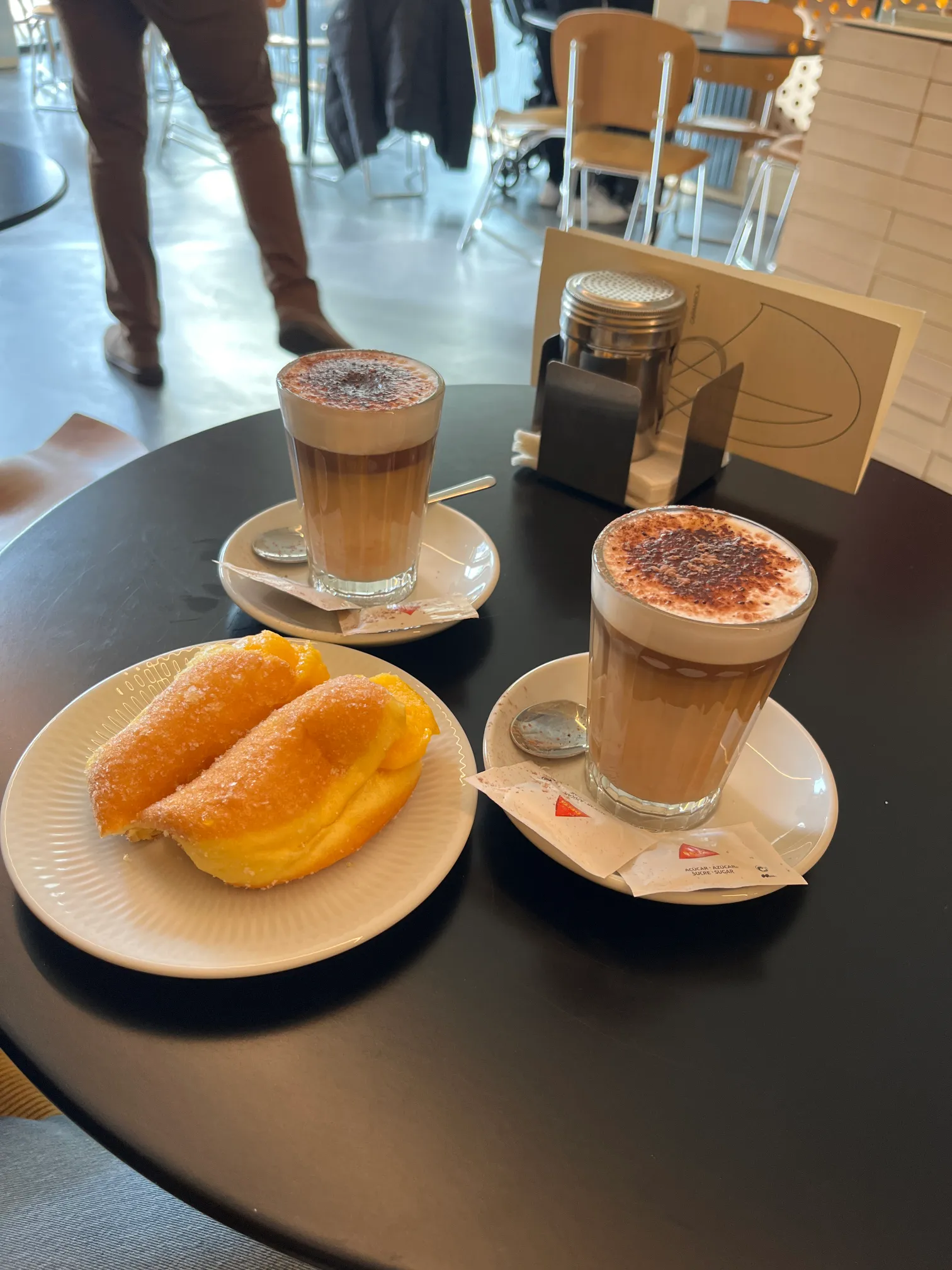 Portuguese pastry bolo de Berlim