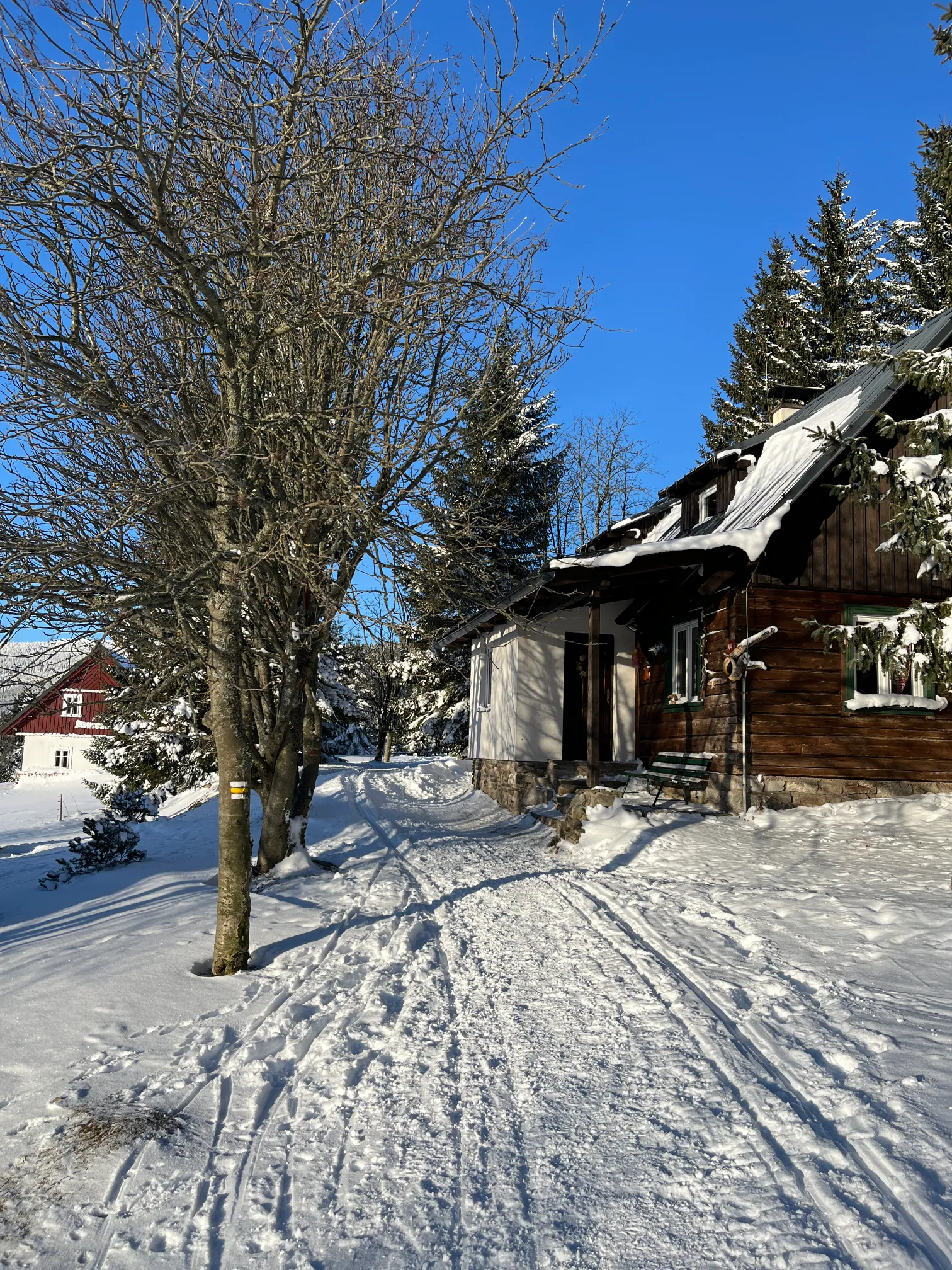 House on the Jelenka trail in the Karkonosze Mountains