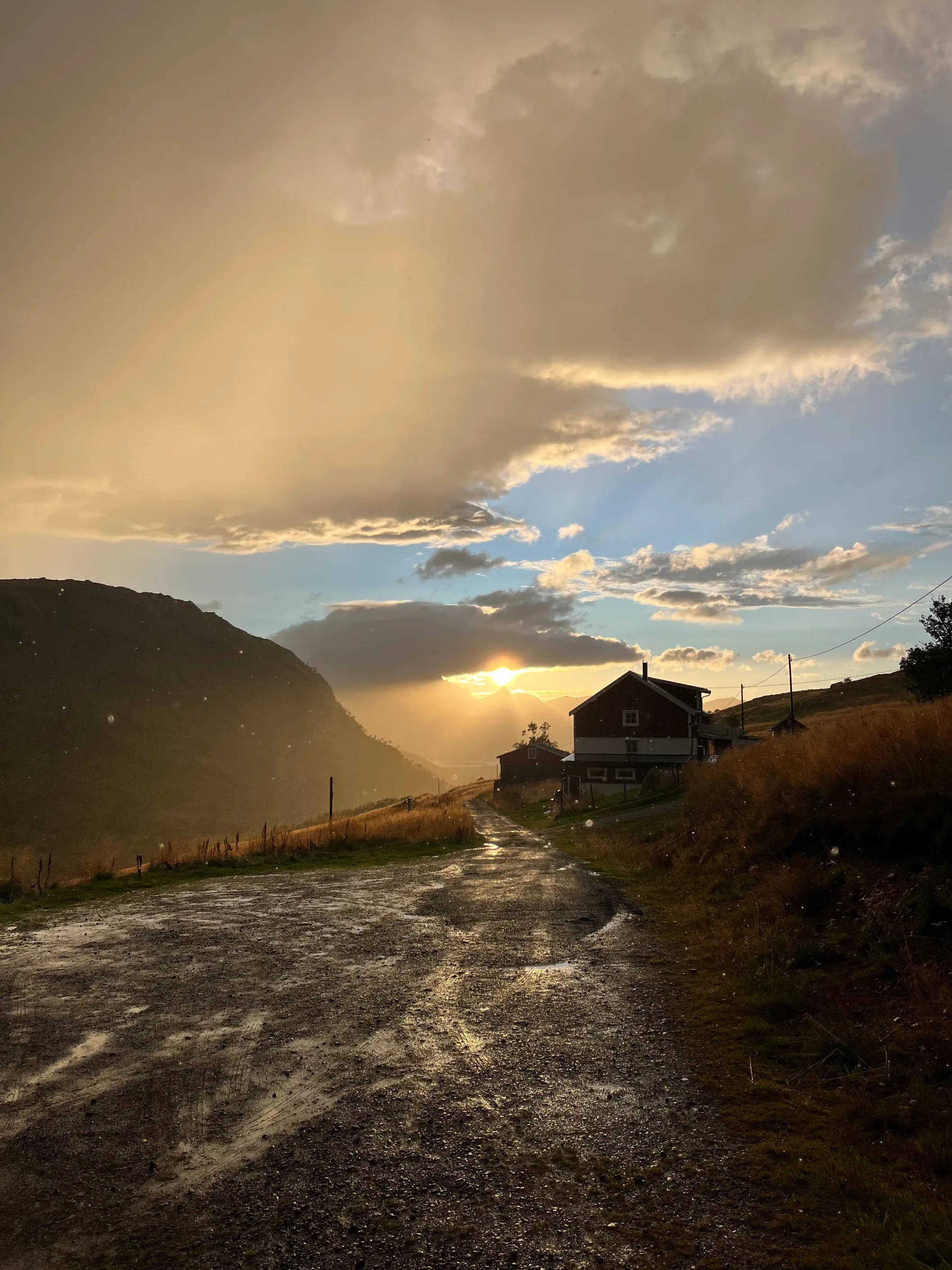 Rainy weather on Lofoten
