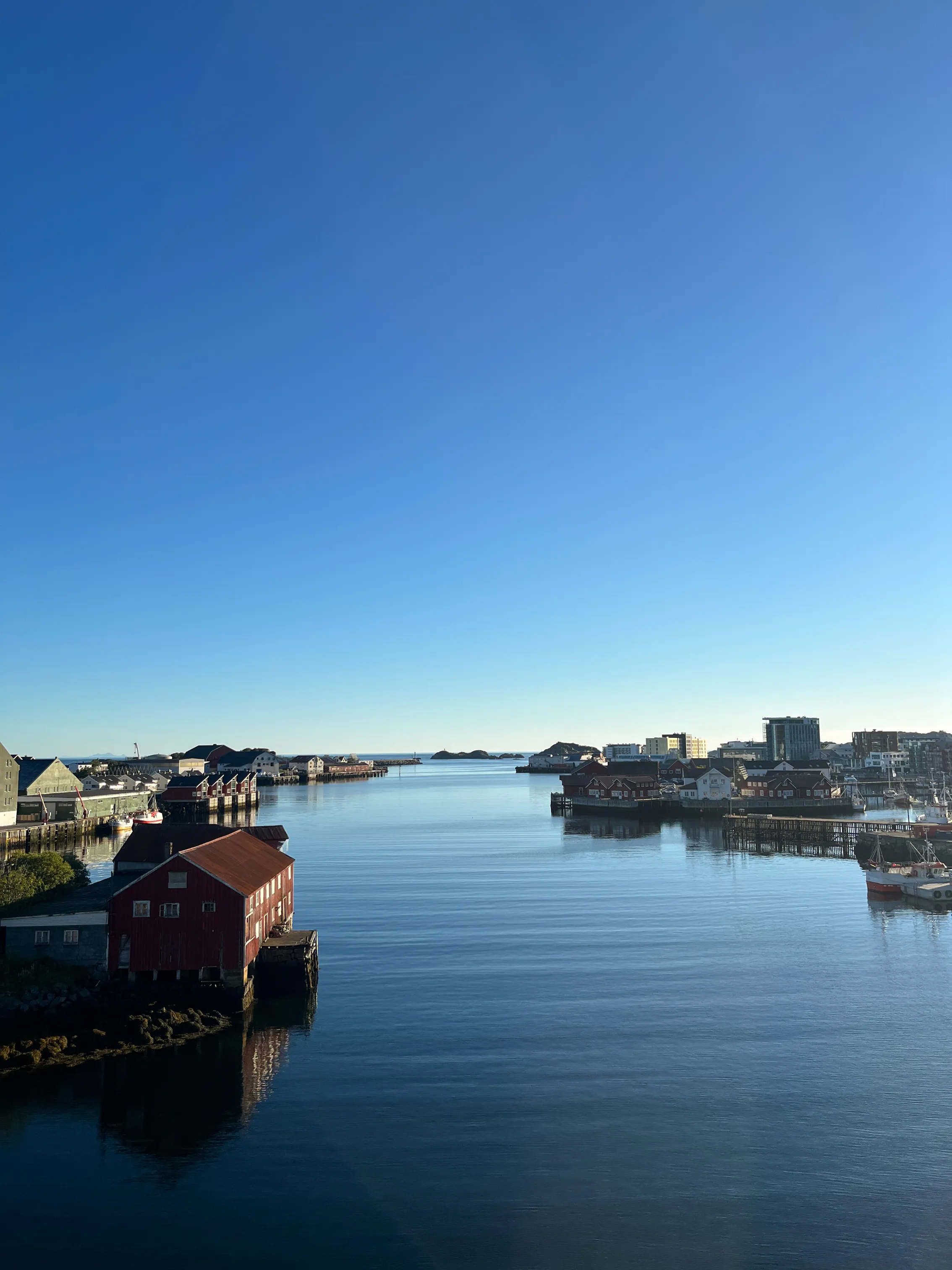 Centrum Svolvær, stolicy archipelagu Lofotów