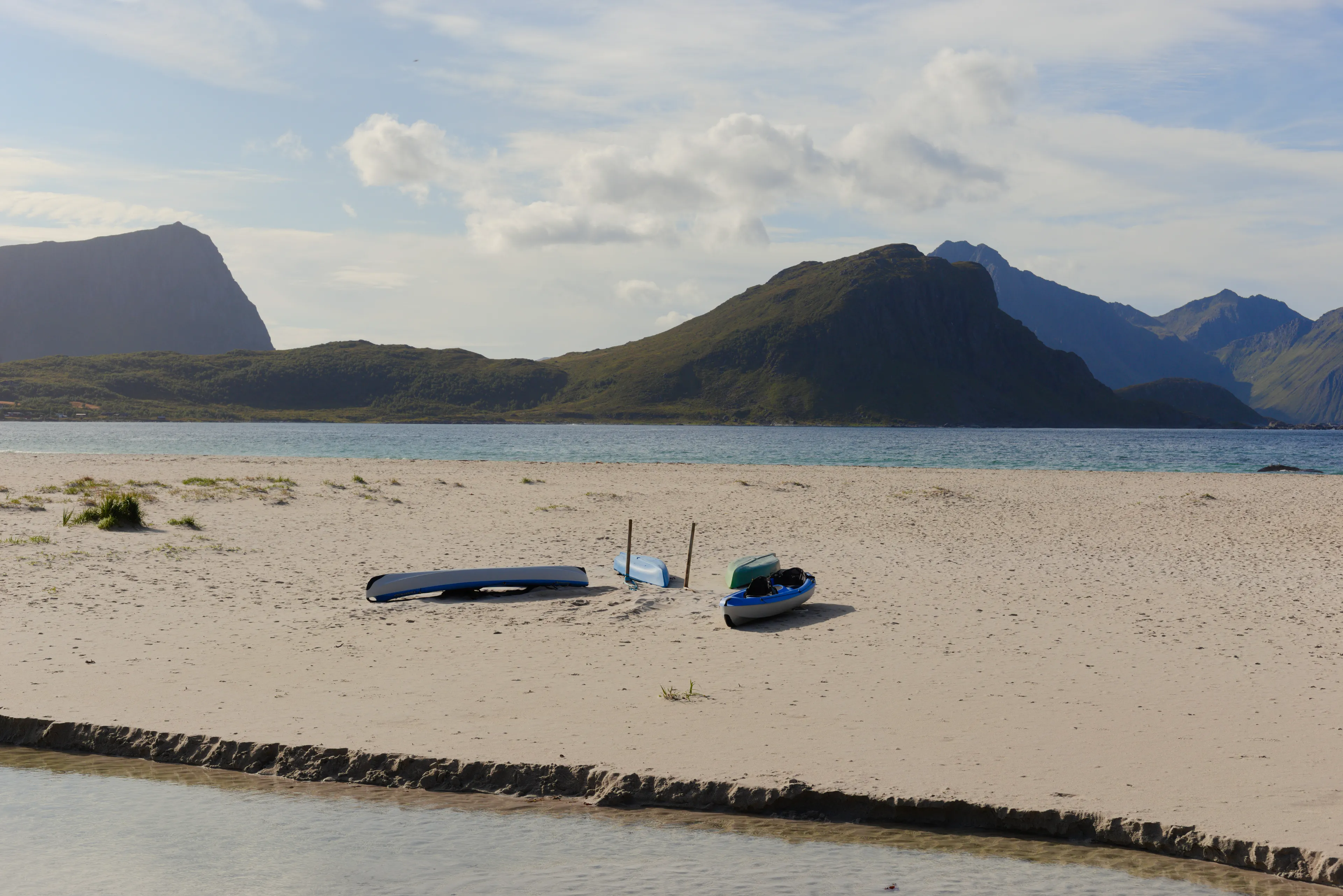 Haukland beach view