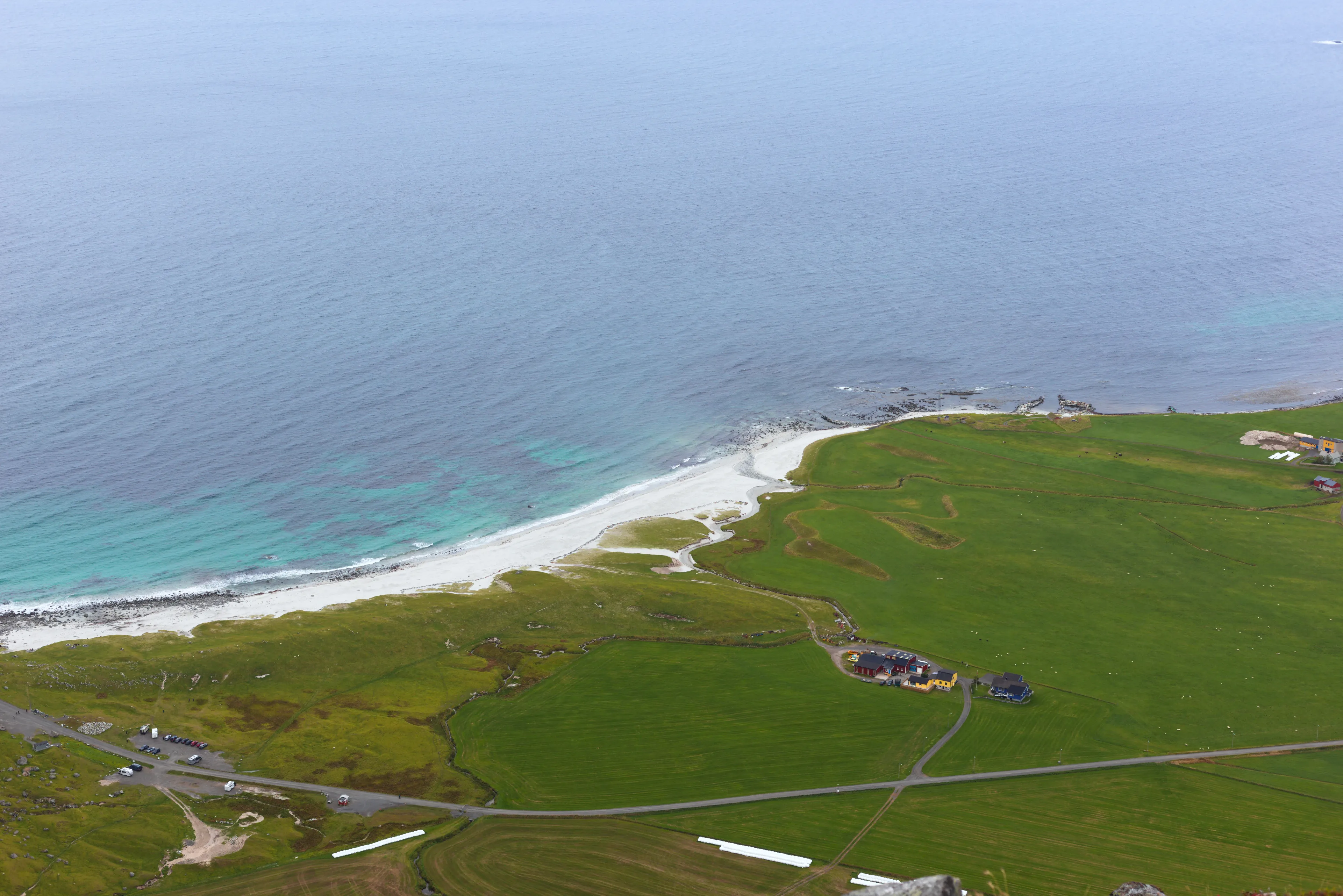 Uttakleiv beach view