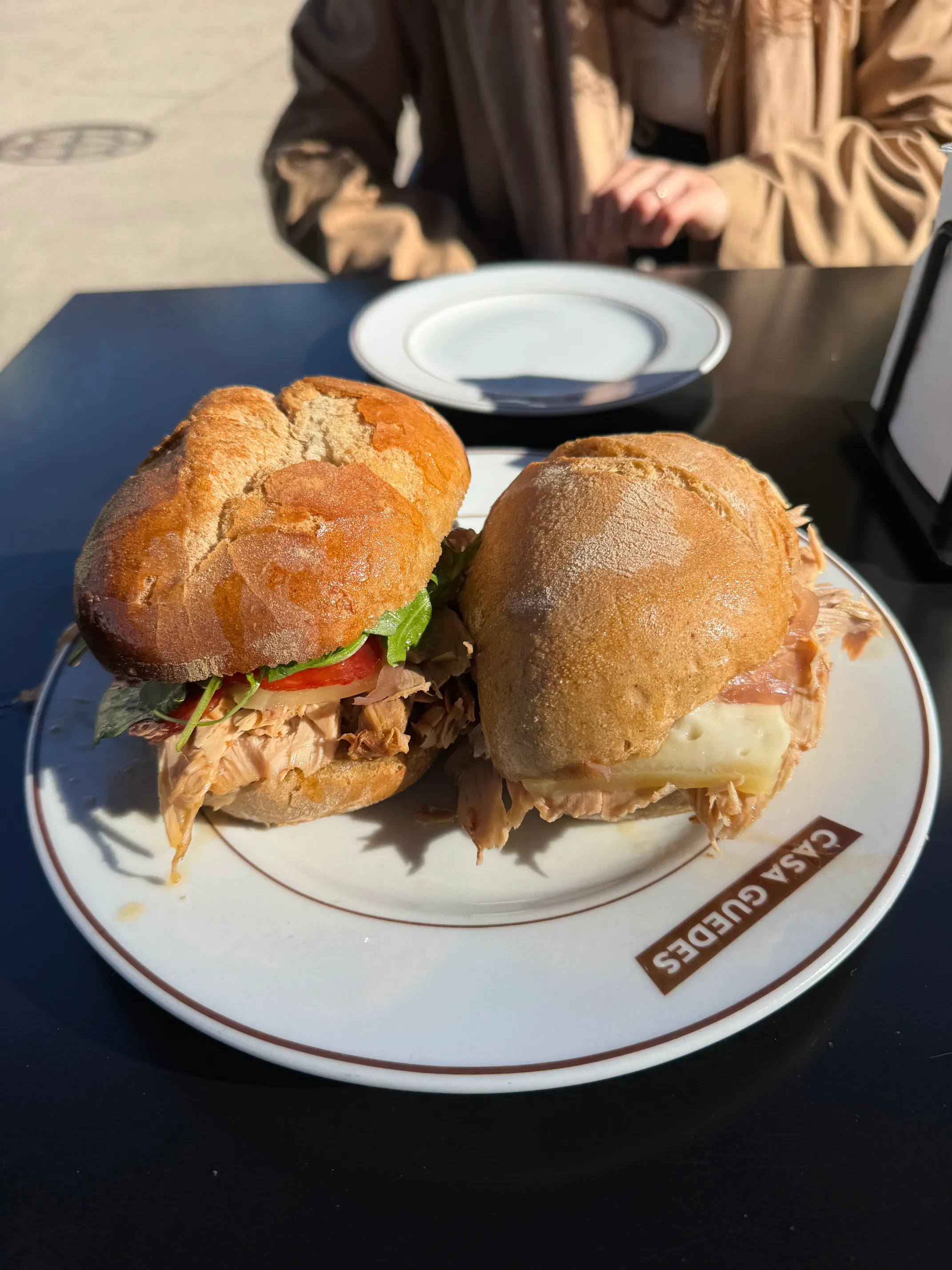 Meat and cheese sandwiches from Porto