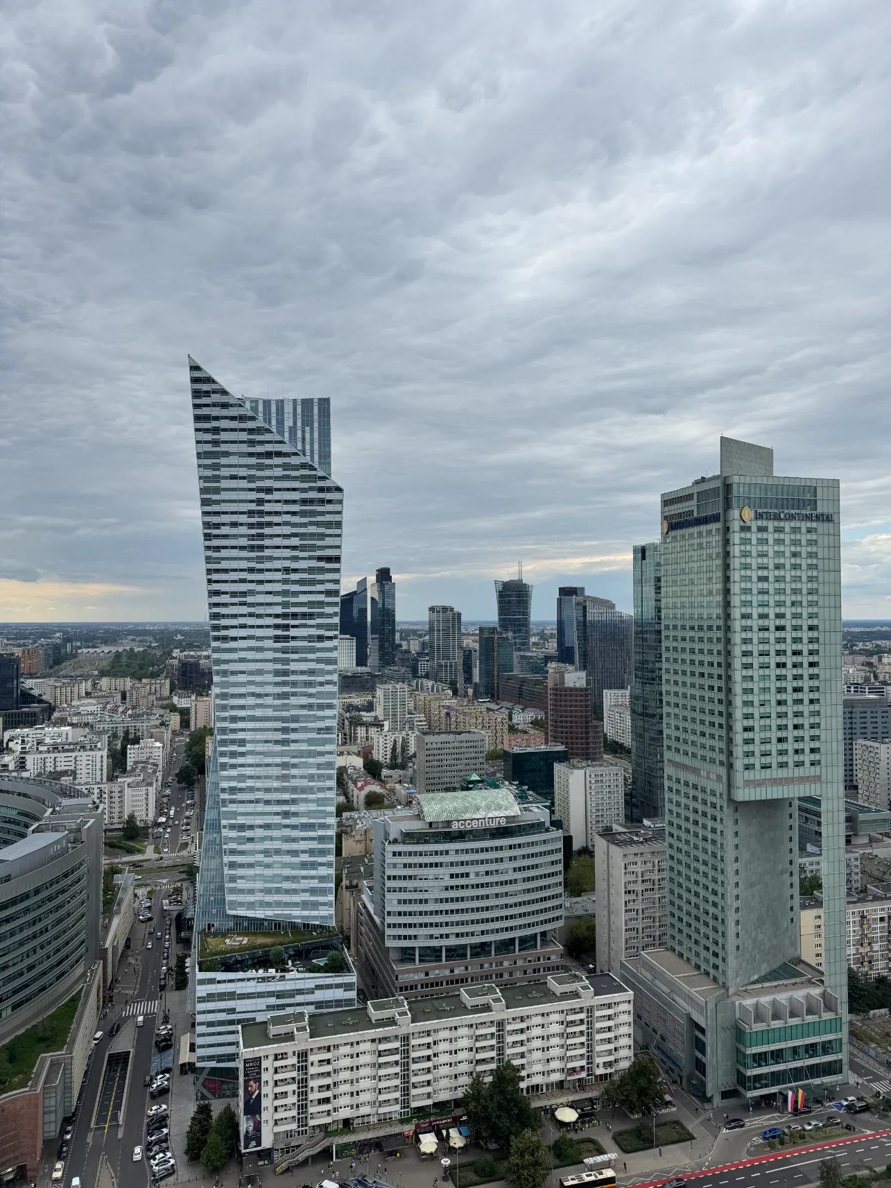 Warsaw city view